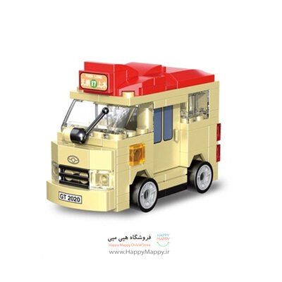 اسباب بازی لگو دیکول طرح ماشین انگلیسی عقب کش