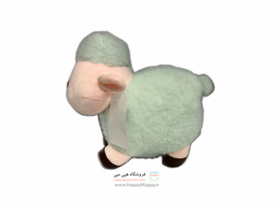عروسک طرح گوسفند خوابیده سبز رنگ