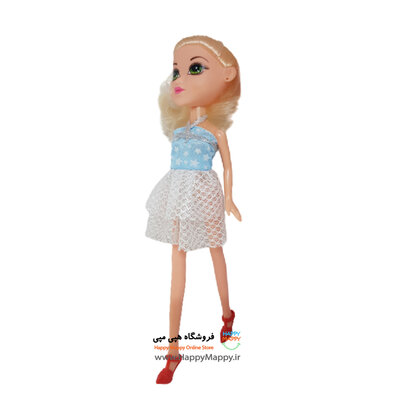 عروسک ماکسی لباس آبی