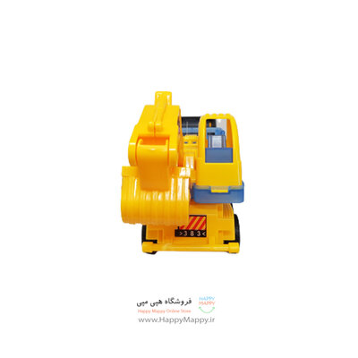 اسباب بازی ماشین راه سازی طرح جرثقیل | سایز 10.5 سانت 