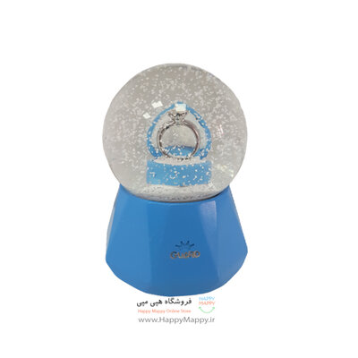 گوی موزیکال چراغدار طرح انگشتر متوسط