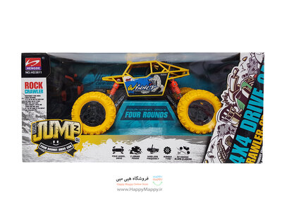 ماشین کنترلی طرح آفرود winner زرد رنگ