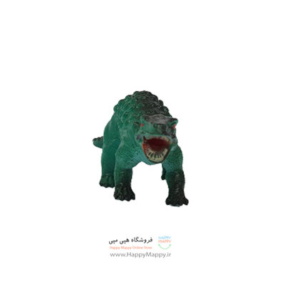 فیگور طرح دایناسور گوشتی سبز رنگ