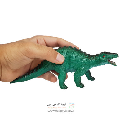 فیگور طرح دایناسور گوشتی سبز رنگ