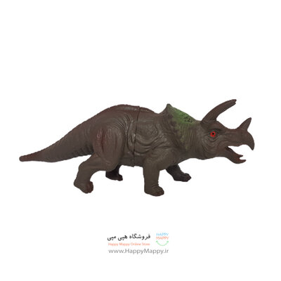 فیگور طرح دایناسور گوشتی قهوه ای رنگ