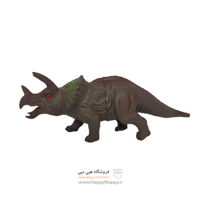 فیگور طرح دایناسور گوشتی قهوه ای رنگ