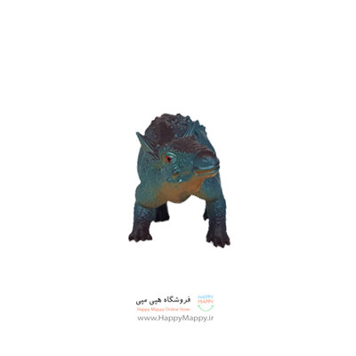 فیگور طرح دایناسور گوشتی آبی رنگ