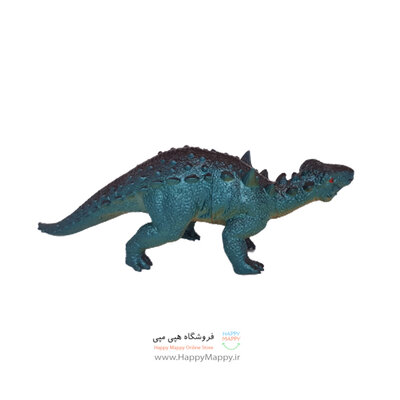 فیگور طرح دایناسور گوشتی آبی رنگ