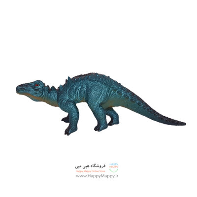 فیگور طرح دایناسور گوشتی آبی رنگ