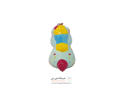 اسکویشی طرح اسب تک شاخ سفید رنگ
