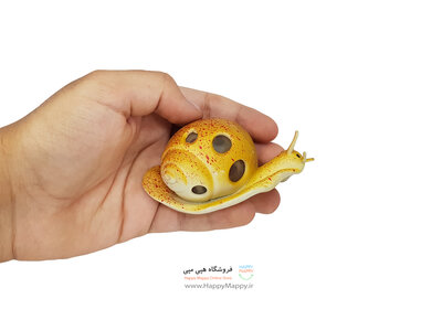 میشبال طرح حلزون قهوه ای رنگ