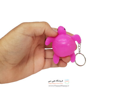 نرمالو میشبال طرح لاک پشت تخم گذار سرخابی رنگ