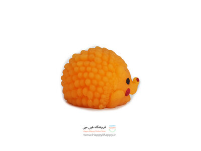نرمالو بزرگ سلفونی طرح جوجه تیغی نارنجی رنگ