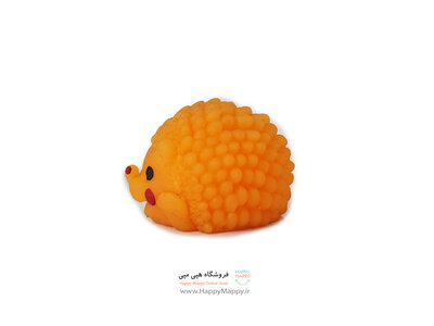 نرمالو بزرگ سلفونی طرح جوجه تیغی نارنجی رنگ