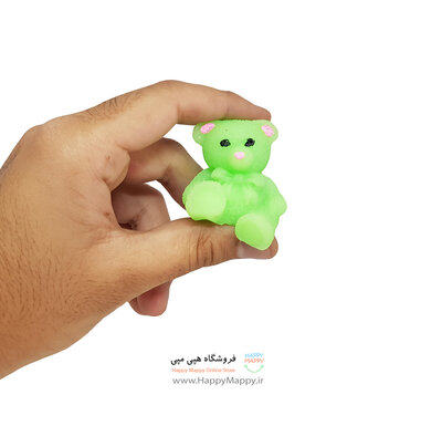 نرمالو کوچک سلفونی طرح خرس سبز رنگ