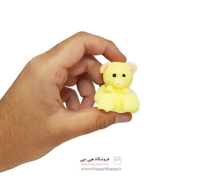 نرمالو کوچک سلفونی طرح خرس زرد رنگ