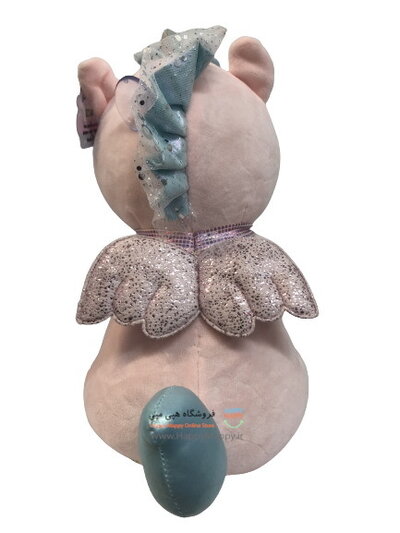 عروسک طرح اسب تک شاخ قلب به دست