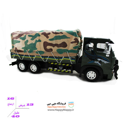اسباب بازی طرح کامیون ارتشی درج