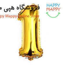 بادکنک فویلی عدد 60سانت طلایی 1