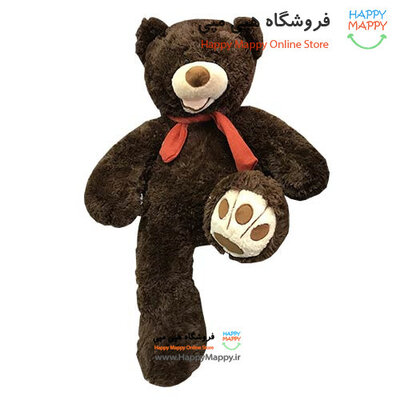عروسک طرح خرس دهن باز تینی وینی قهوه ای رنگ 