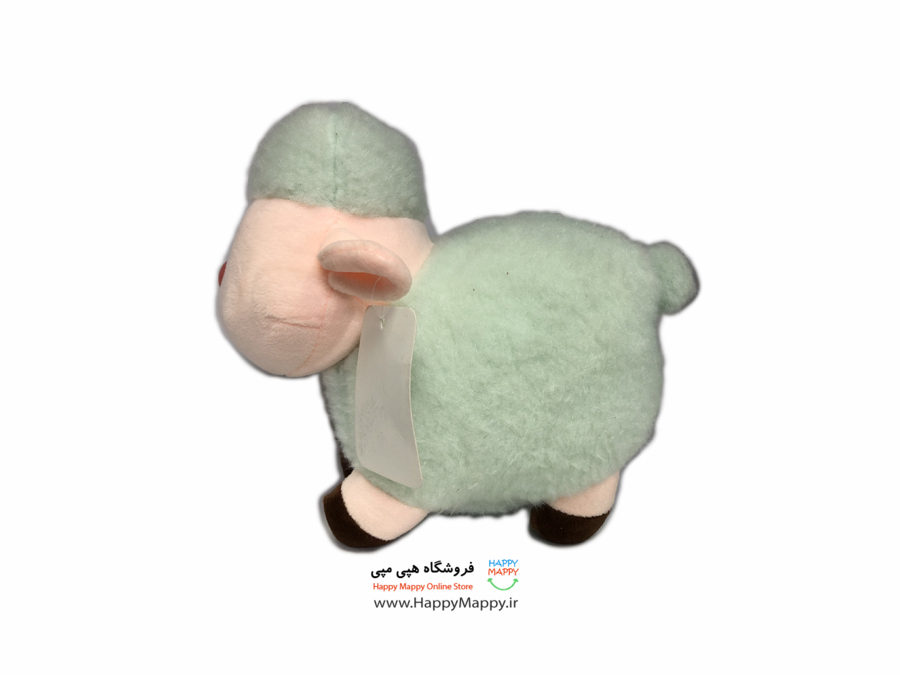 عروسک طرح گوسفند خوابیده سبز رنگ