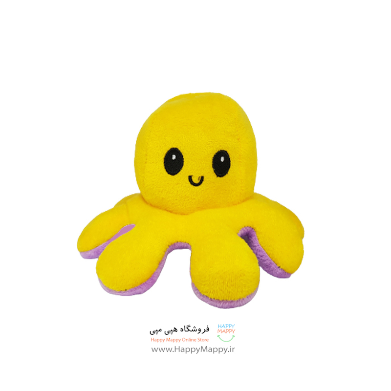 اختاپوس مودی رنگ زرد و بنفش
