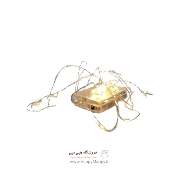 ریسه ال ای دی باطری خور زرد رنگ