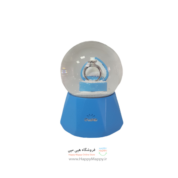 گوی موزیکال چراغدار طرح انگشتر متوسط
