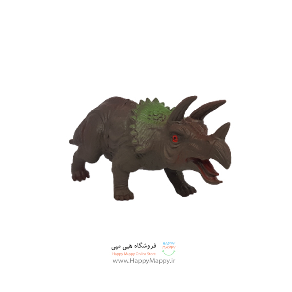 فیگور طرح دایناسور گوشتی قهوه ای رنگ