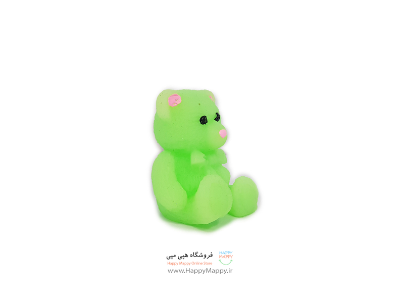 نرمالو کوچک سلفونی طرح خرس سبز رنگ