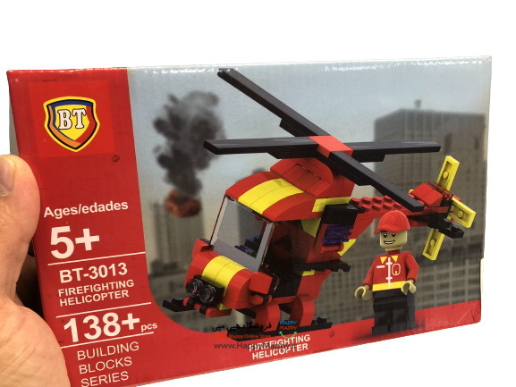 لگو ساختنی هلیکوپتر آتشنشانی