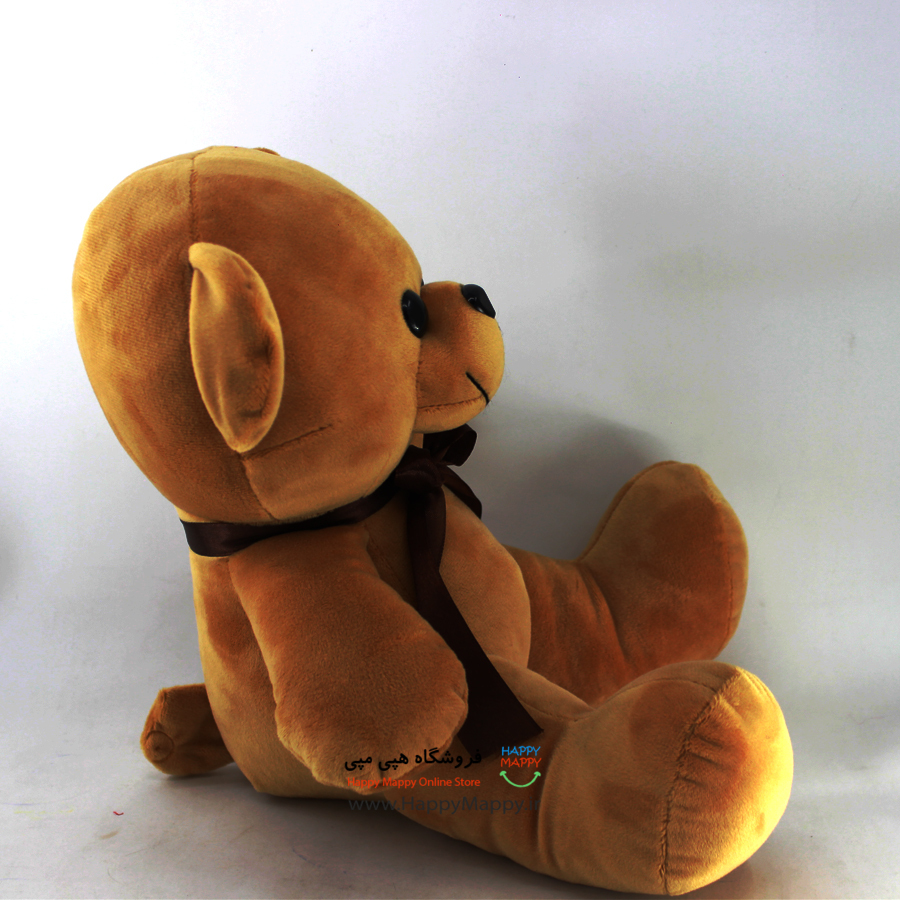عروسک طرح خرس نیکی هپی  رنگ قهوه ای | سایز 4