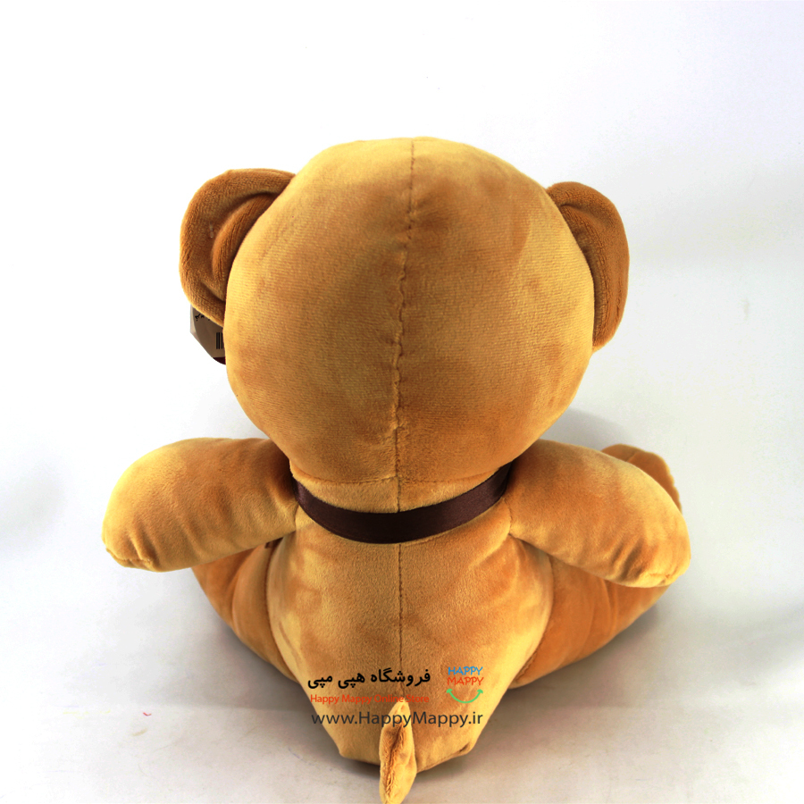 عروسک طرح خرس نیکی هپی  رنگ قهوه ای | سایز 4