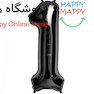 بادکنک فویلی عدد مشکی 1